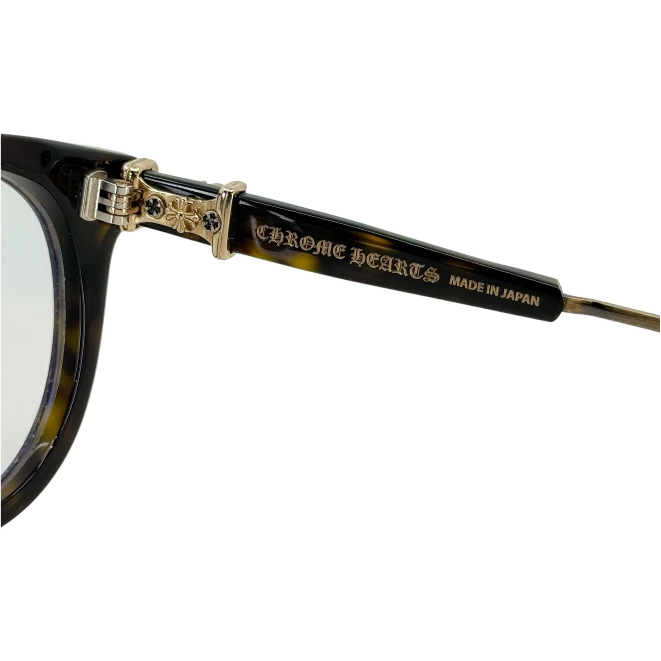 Chrome Hearts Sac Cheetah/Gold Glasses