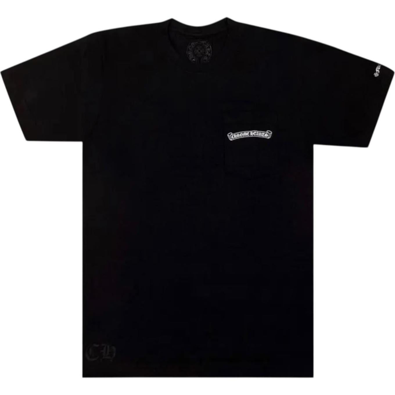 Chrome Hearts Scroll Logo T-shirt Black