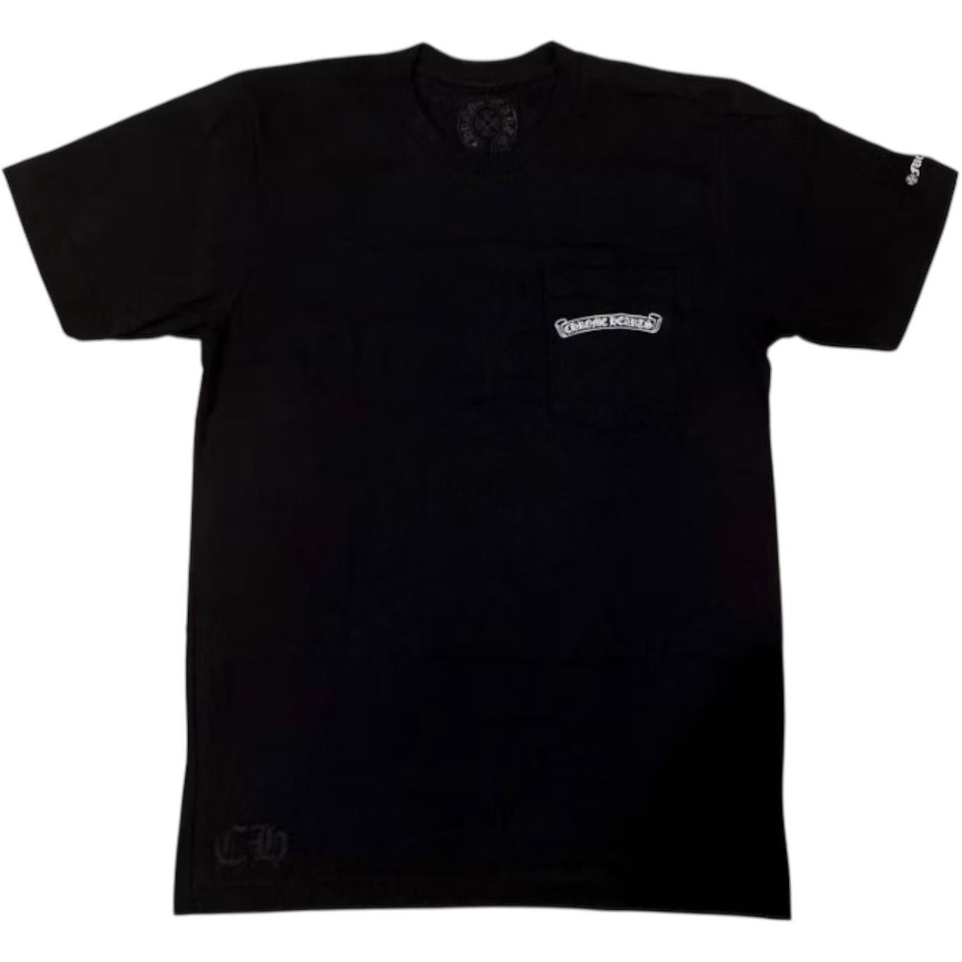 Chrome Hearts Scroll Logo T-shirt Black