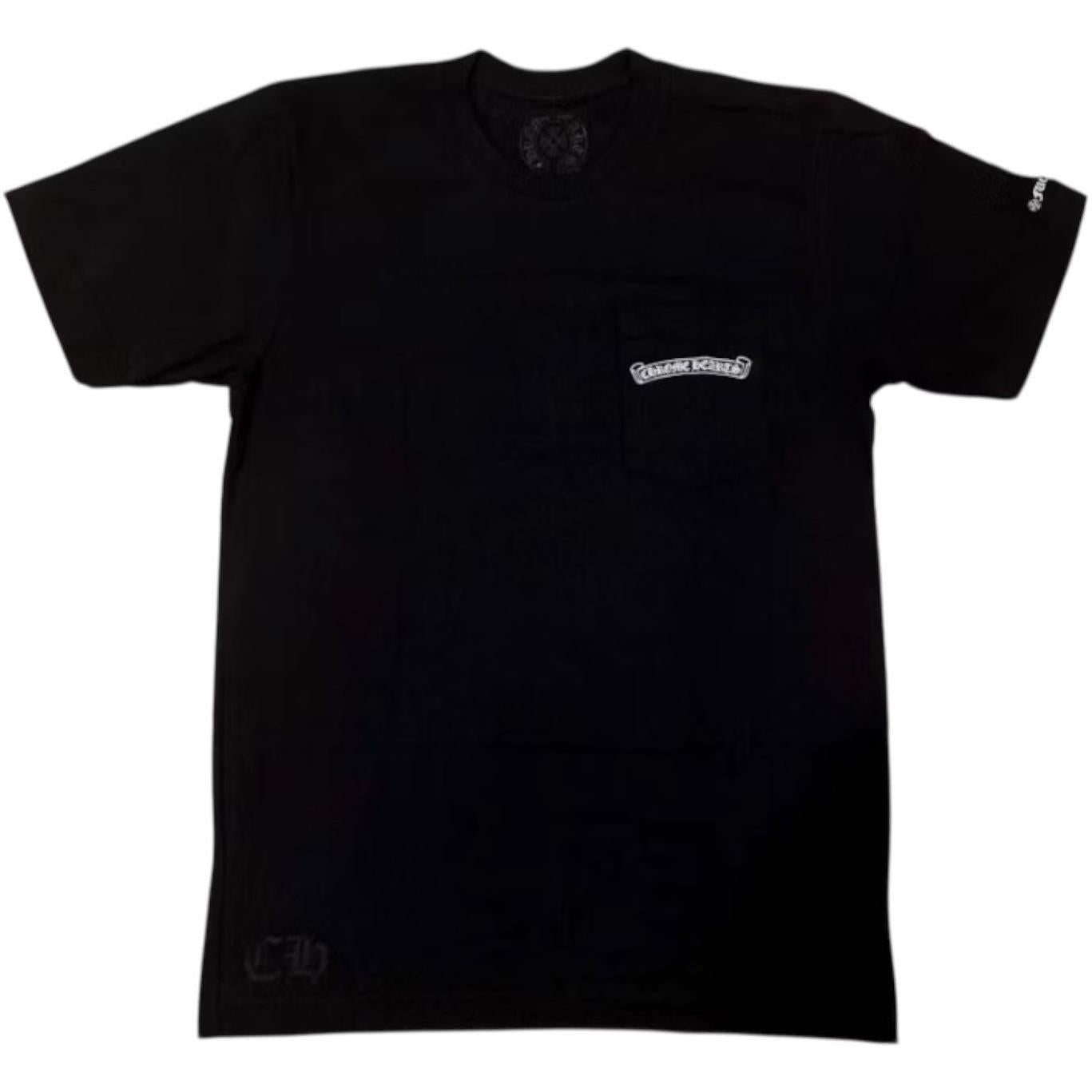 Chrome Hearts Scroll Logo T-shirt Black