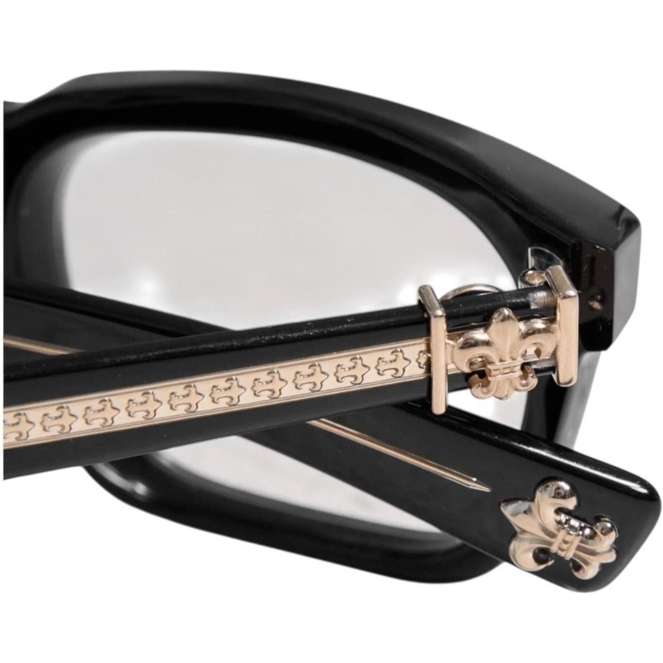 Chrome Hearts See You In Tea Black/18k Gold Plated Glasses