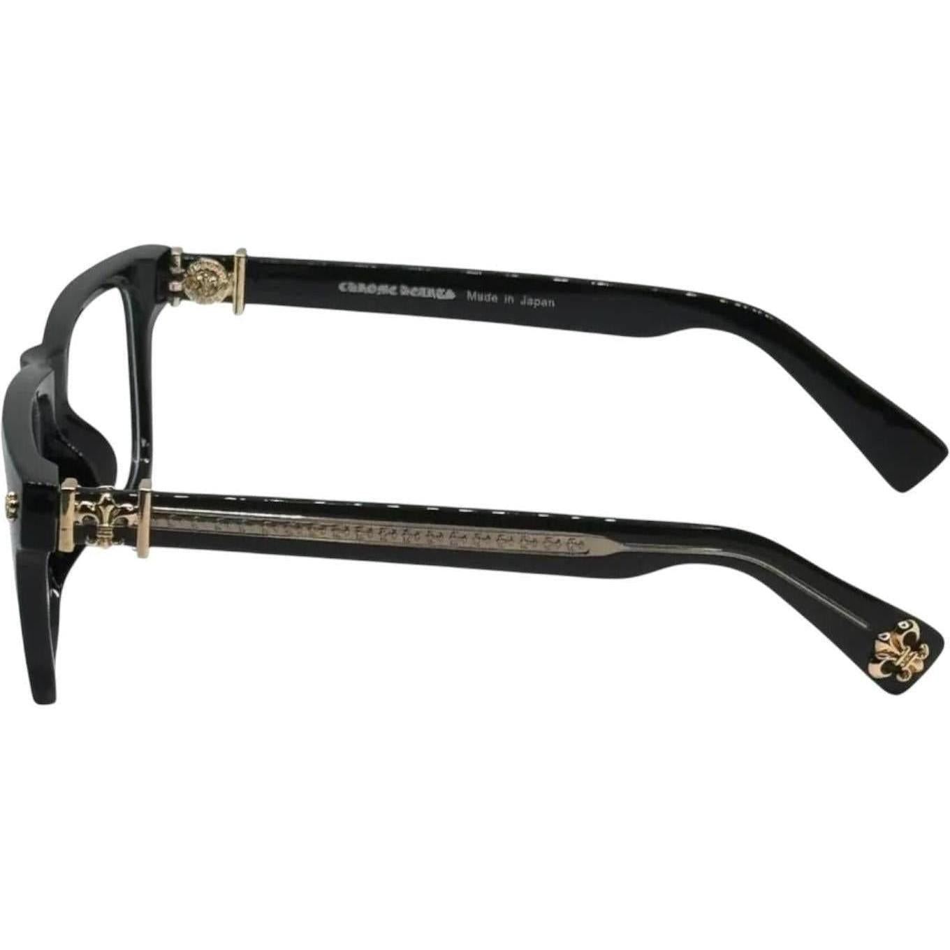 Chrome Hearts See You In Tea Black/18k Gold Plated Glasses