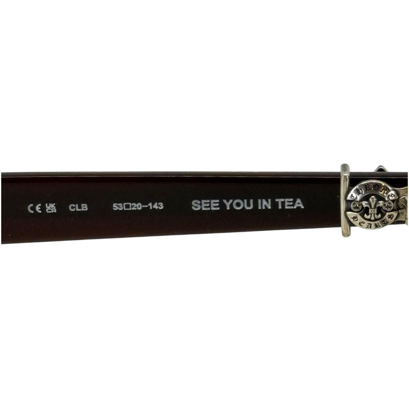 Chrome Hearts See You In Tea Glasses Brown