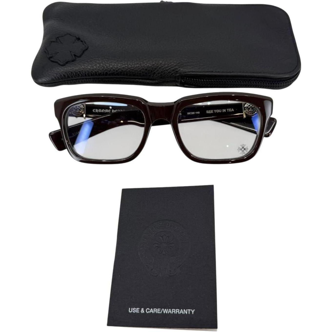 Chrome Hearts See You In Tea Glasses Brown