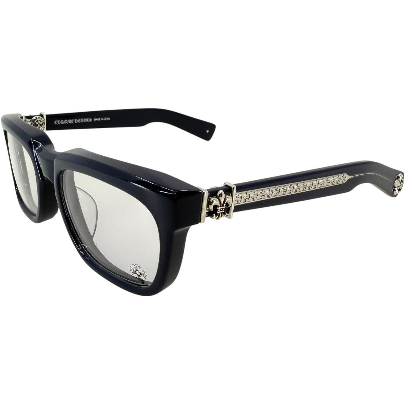 Chrome Hearts See You In Tea Navy/Sterling Silver Glasses