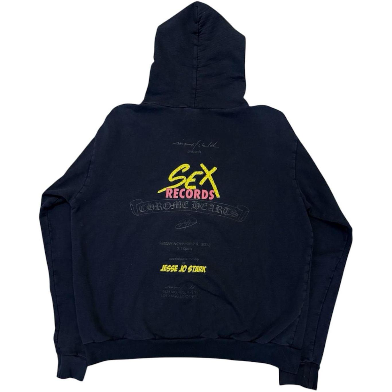 Chrome Hearts Sex Records & Maxfield Hoodie - Used