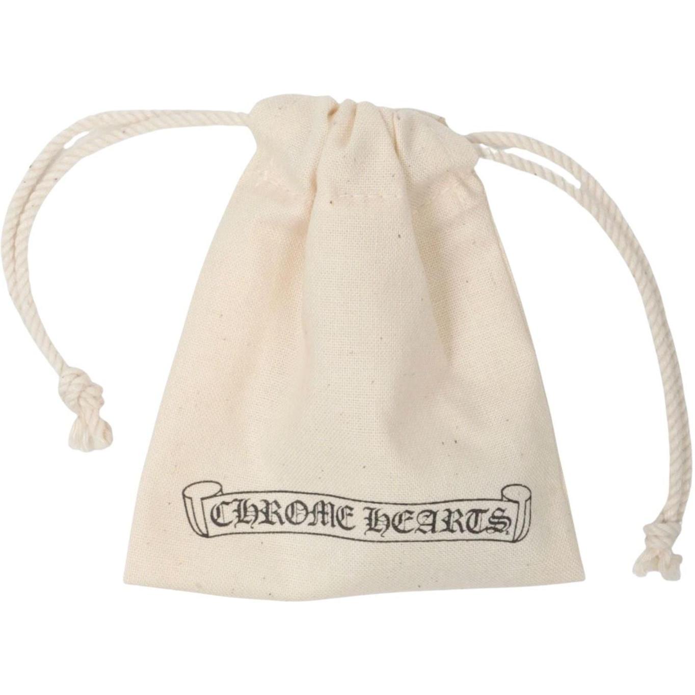 Chrome Hearts Silicone Cross Necklace Black