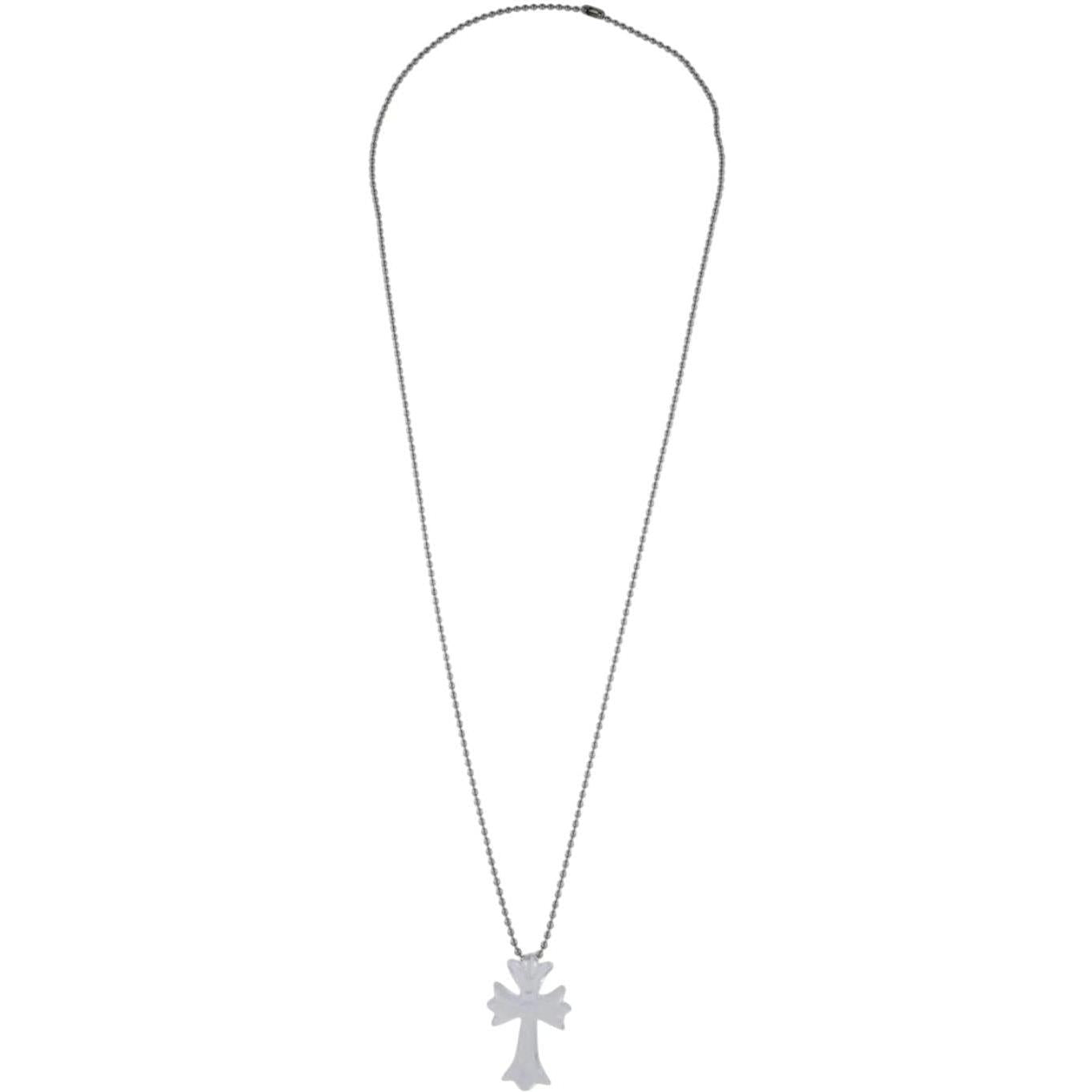 Chrome Hearts Silicone Cross Necklace Clear