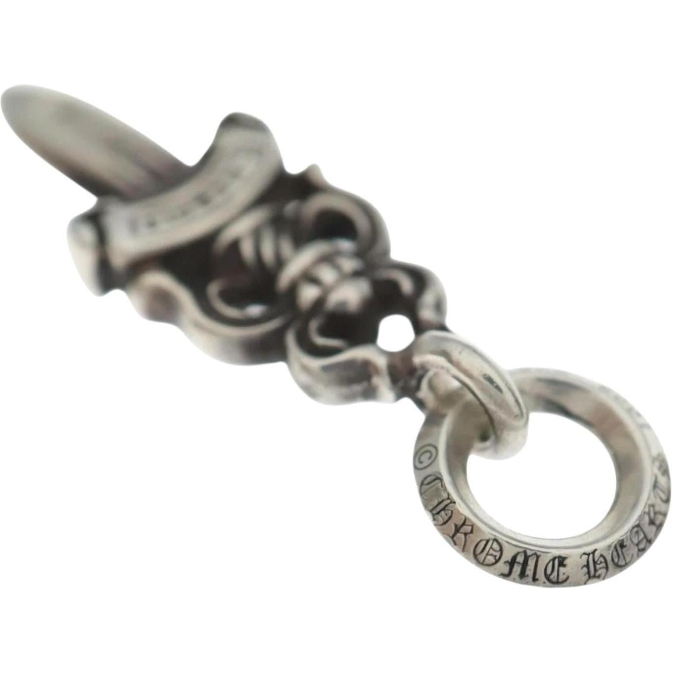 Chrome Hearts Silver #5 Dagger Pendant