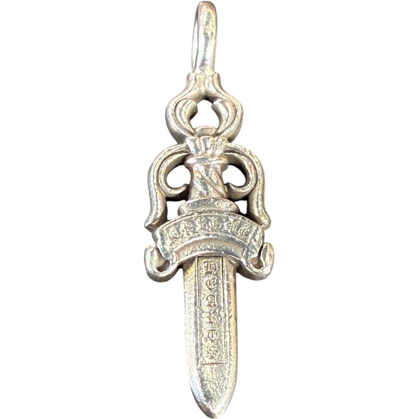 Chrome Hearts Silver Double Dagger Pendant - Lightly Used