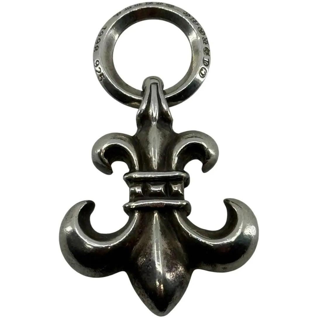 Chrome Hearts Silver Fleur Pendant