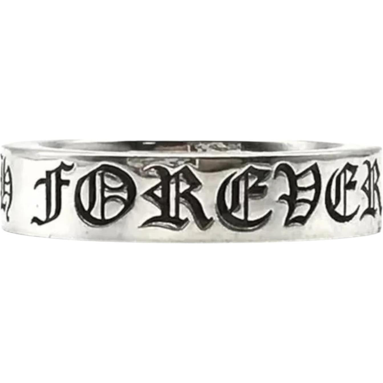 Chrome Hearts Silver Forever Ring - Size 11.5