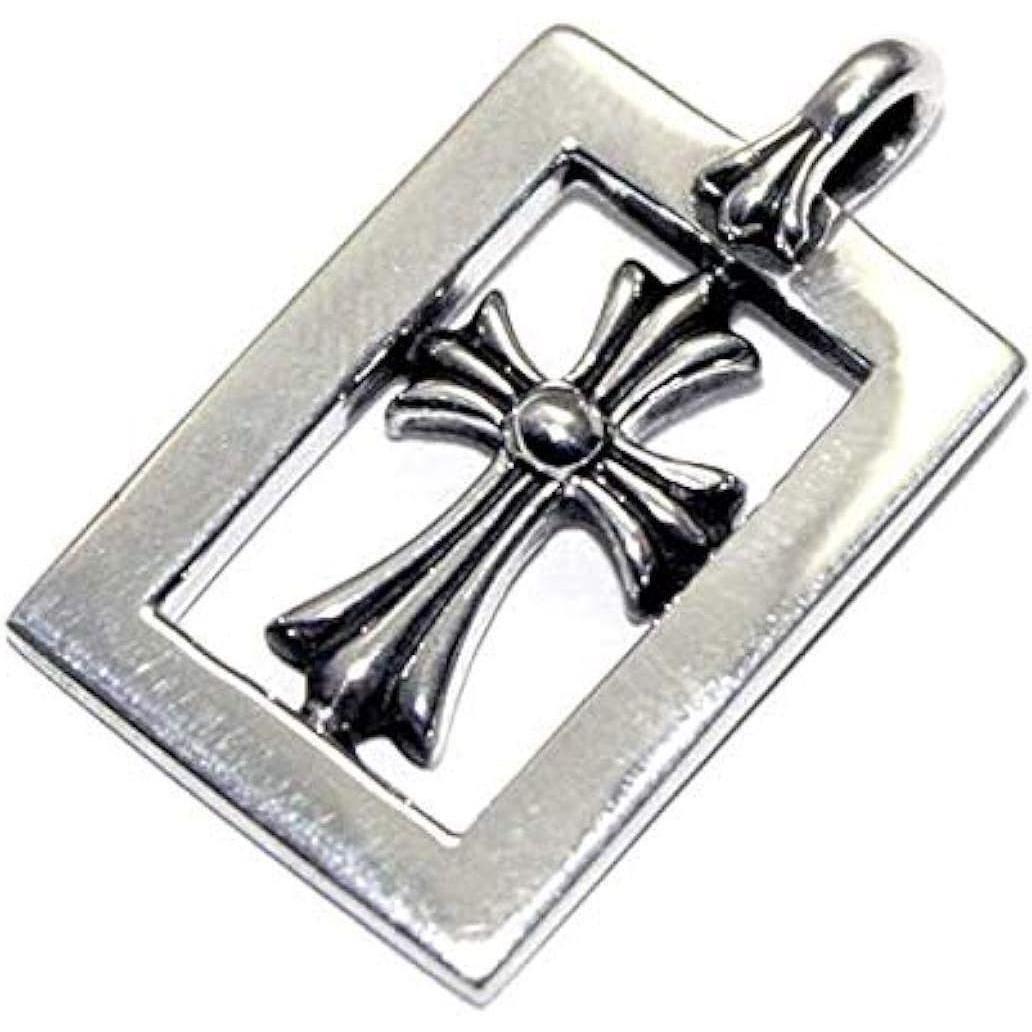 Chrome Hearts Silver Framed Baby Fat Pendant