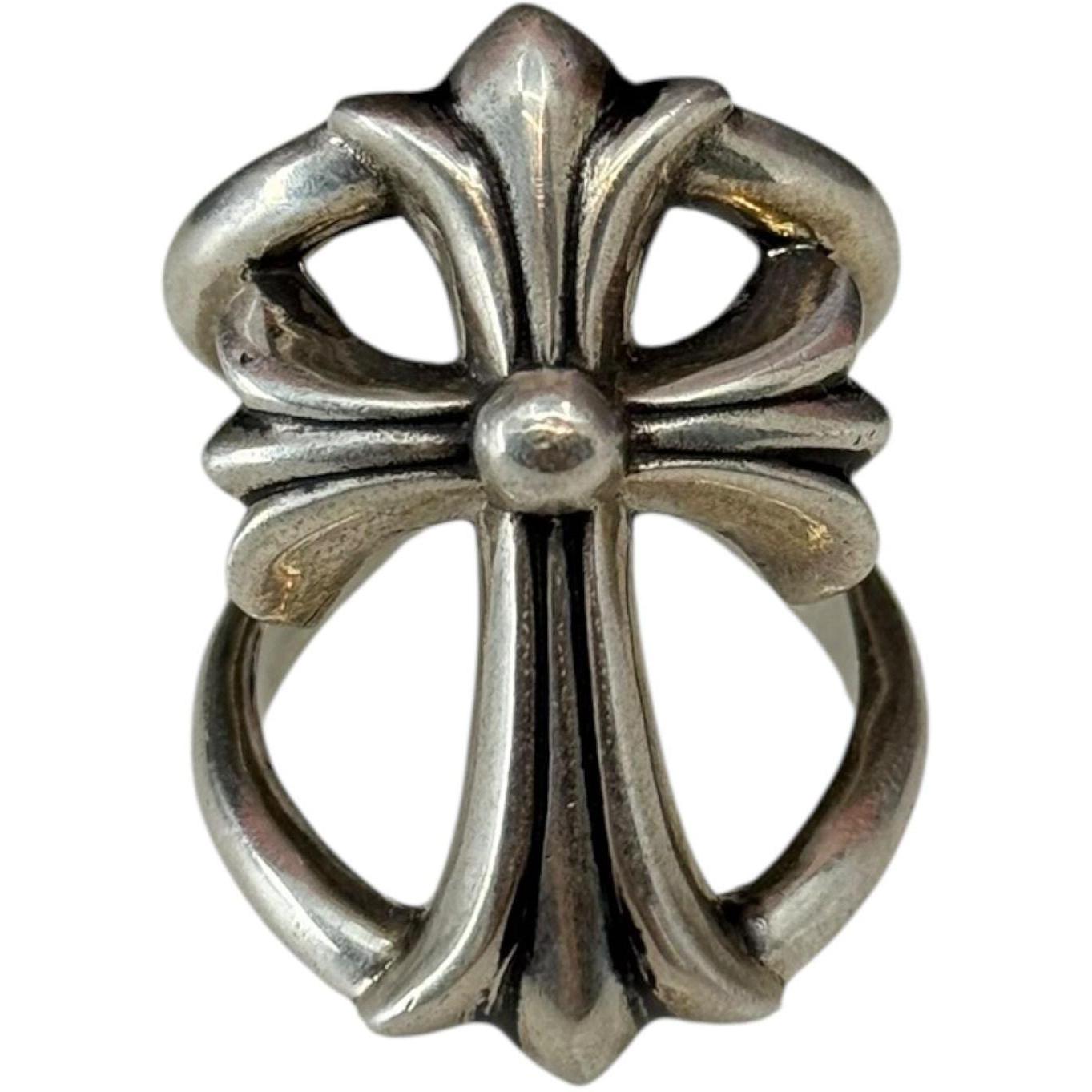 Chrome Hearts Silver Infinity Cross Ring - US Size 10 - Like New