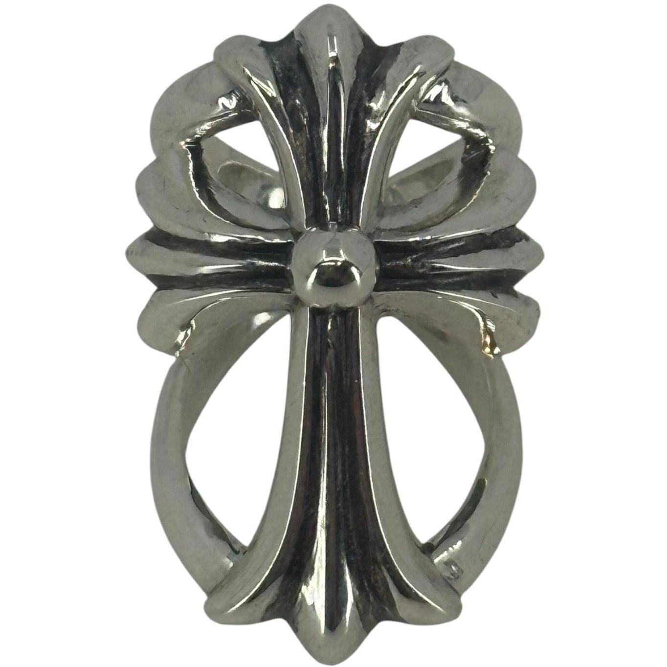 Chrome Hearts Silver Infinity Cross Ring - US Size 7