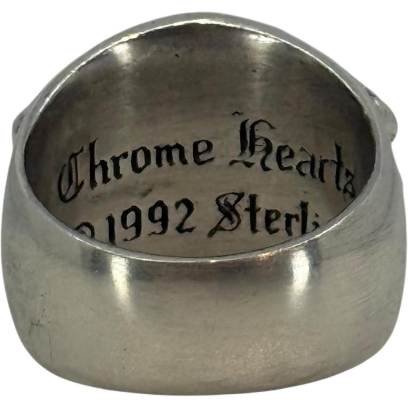 Chrome Hearts Silver Keeper Ring - US Size 10.5