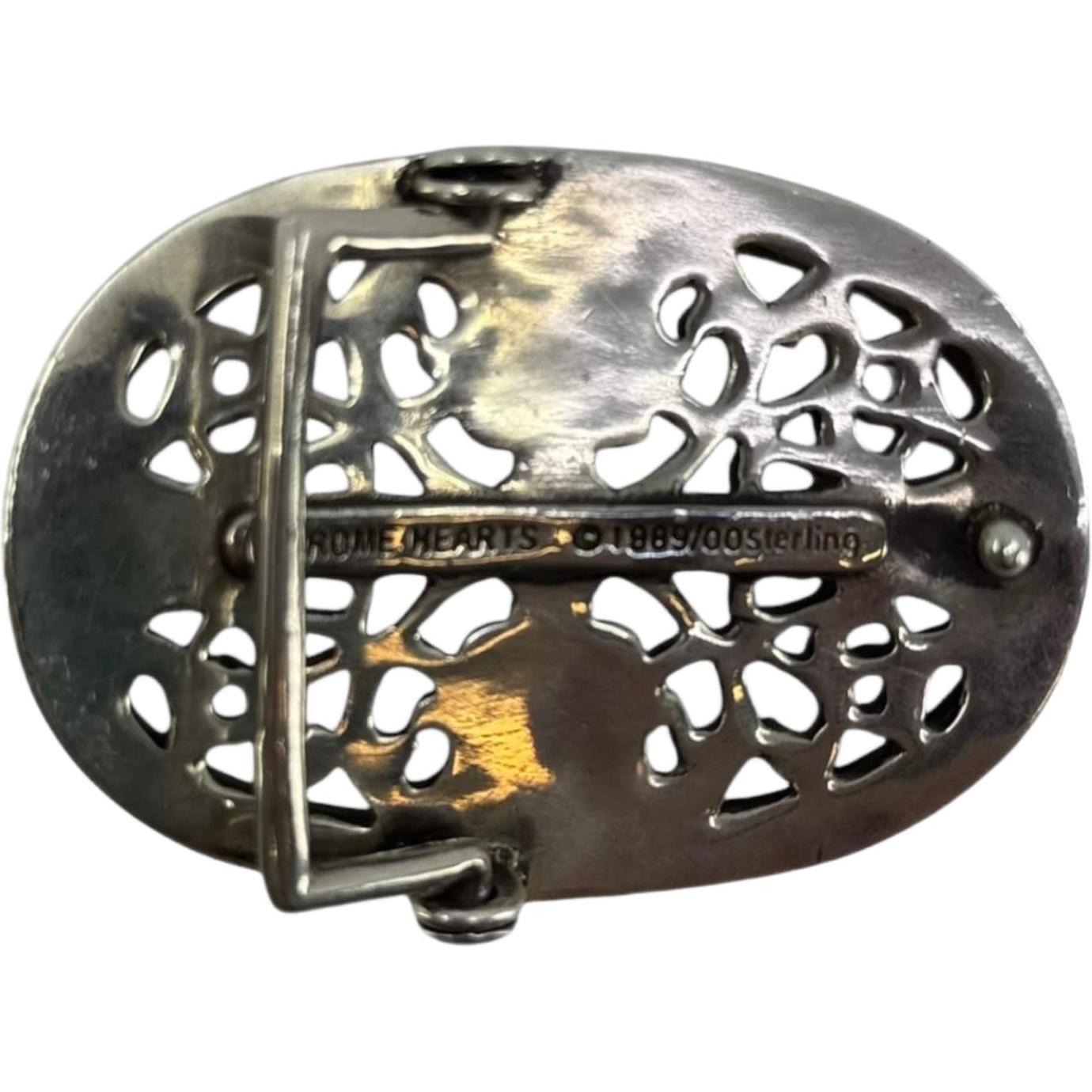 Chrome Hearts Silver Oval Buckle