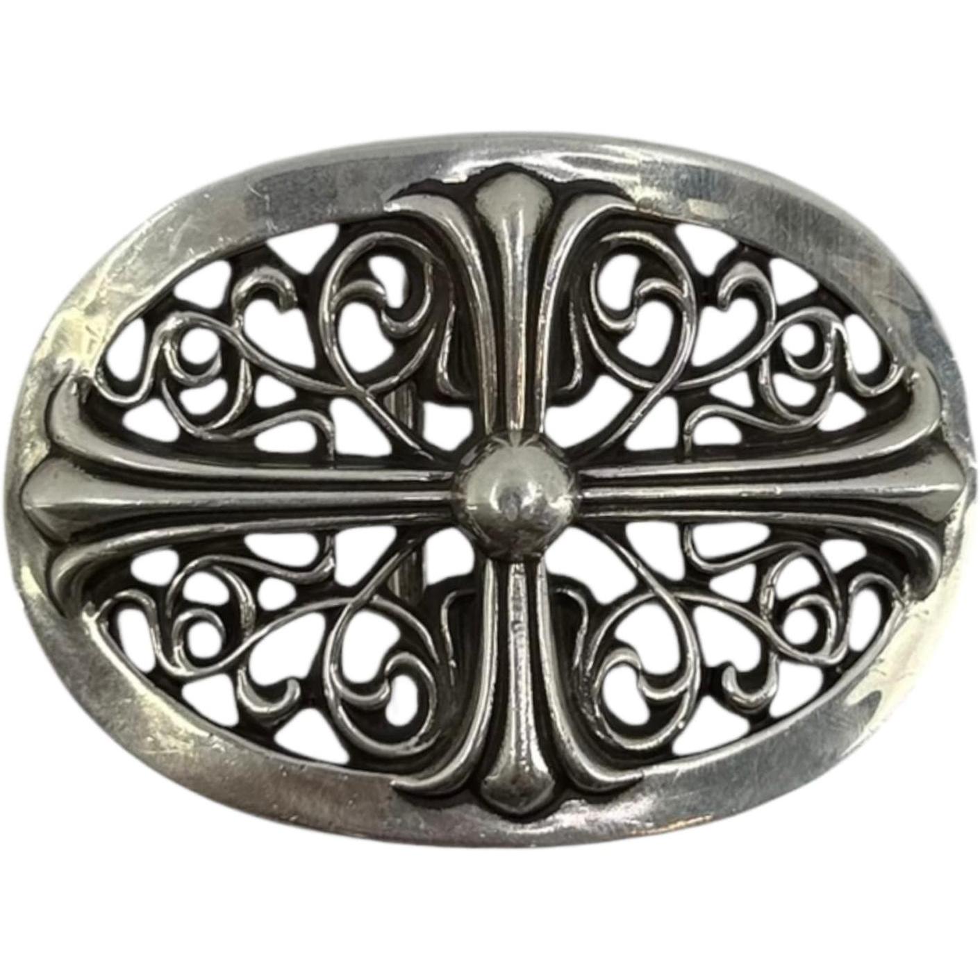 Chrome Hearts Silver Oval Buckle