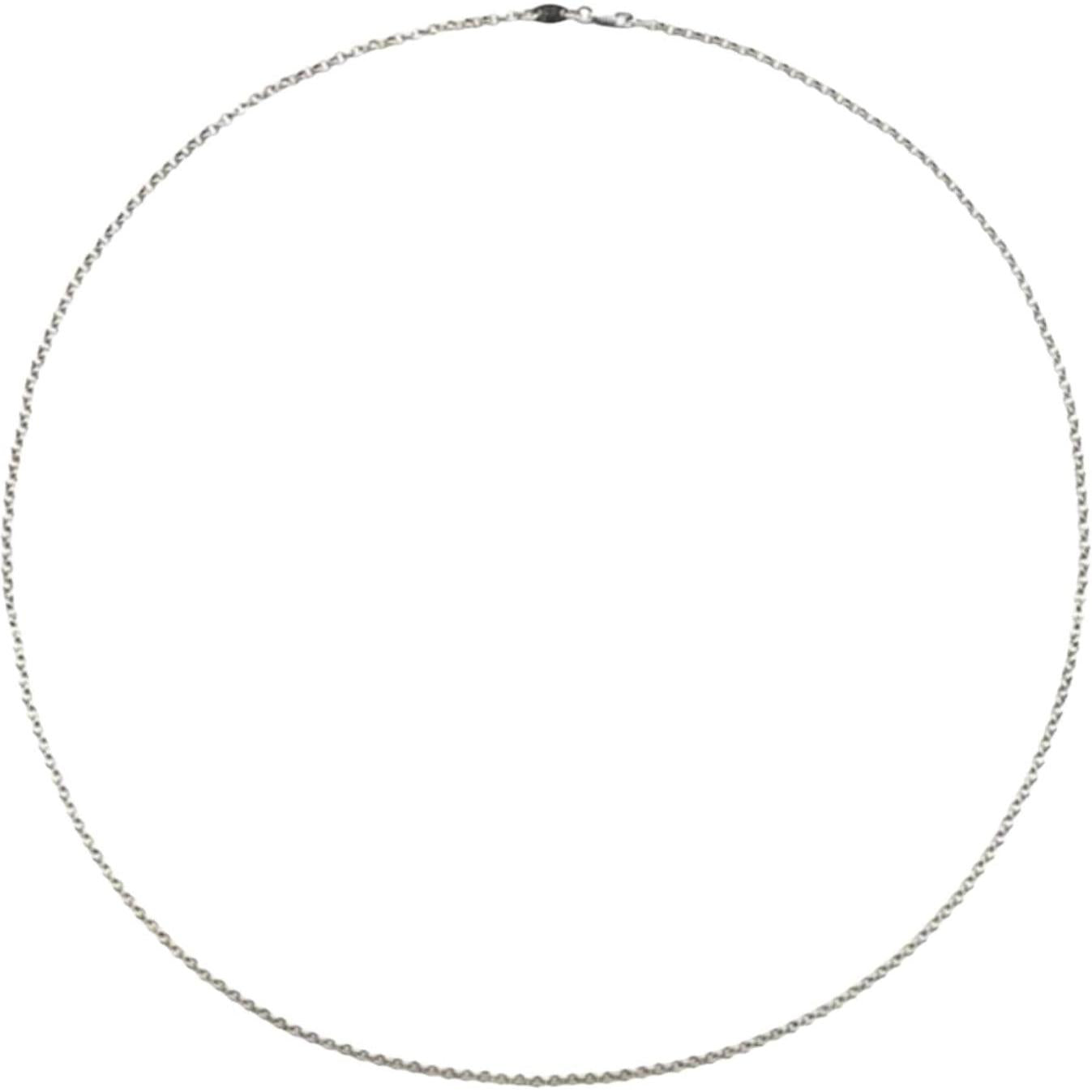 Chrome Hearts Silver Roll Chain Necklace - 24 Inches
