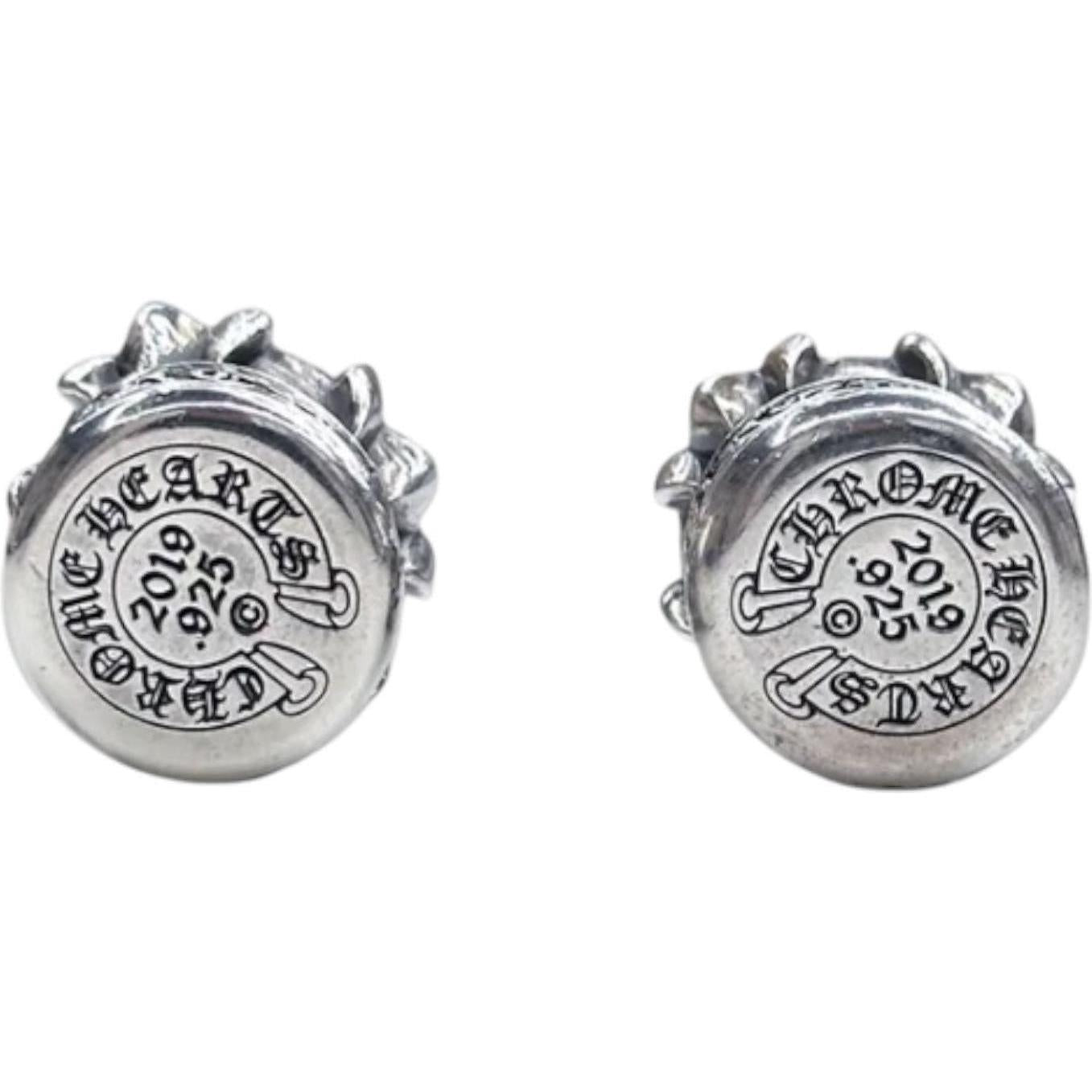 Chrome Hearts Silver Salt and Pepper Shakers