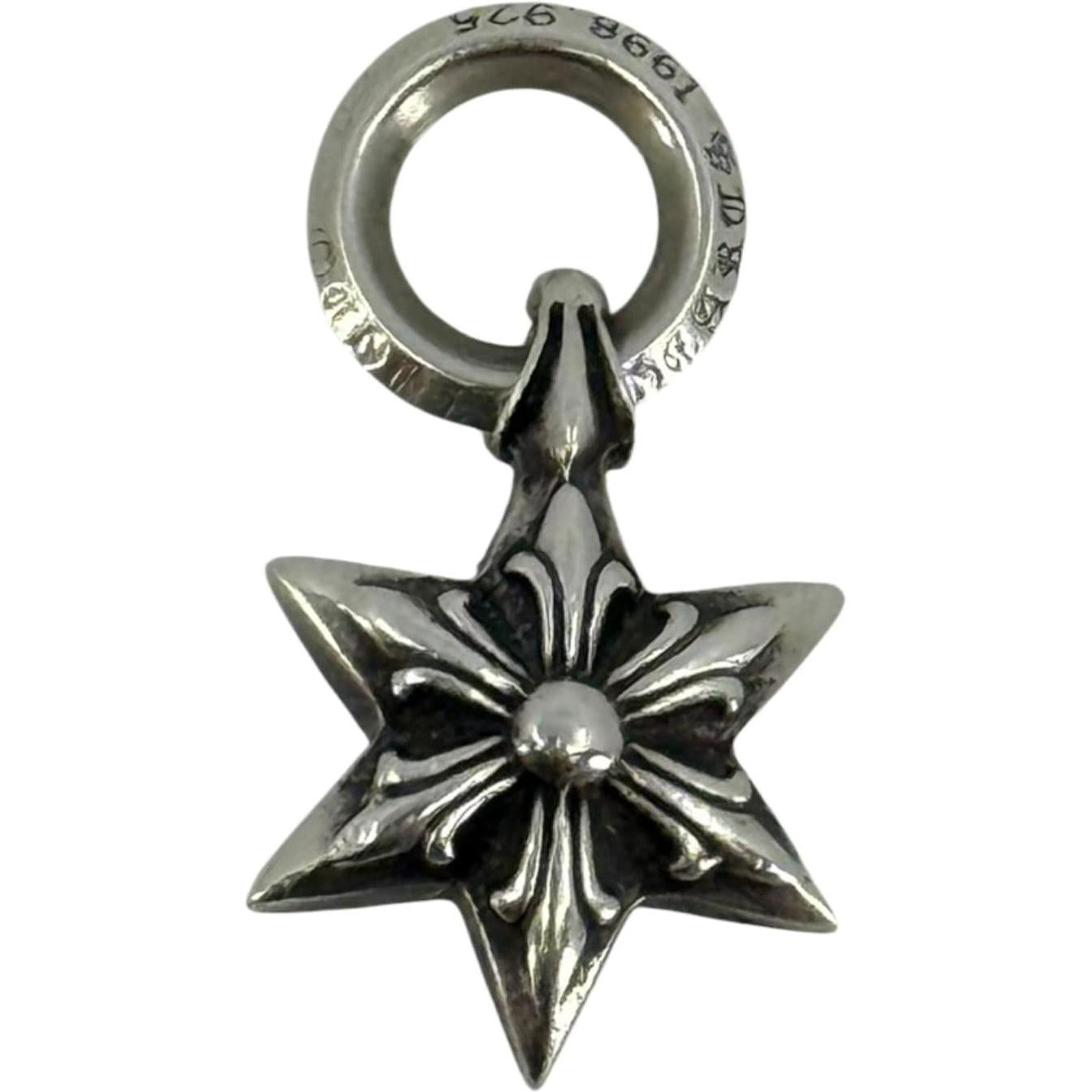 Chrome Hearts Silver Six Point Star Pendant