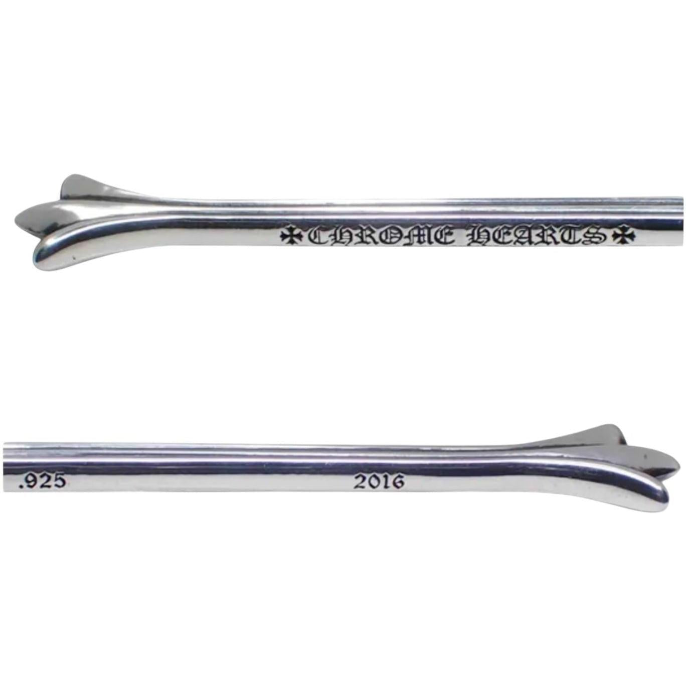 Chrome Hearts Silver Swizzle Stick