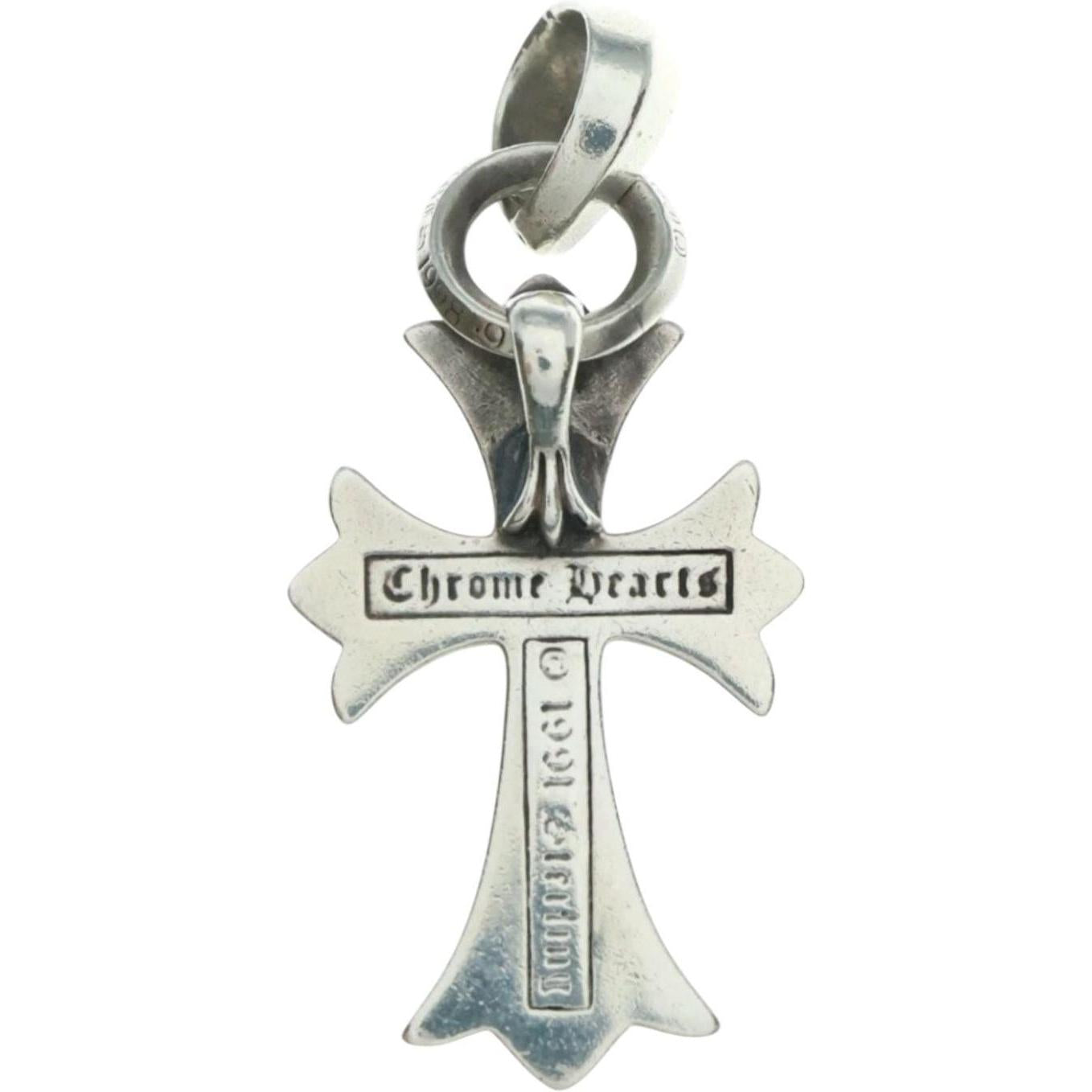 Chrome Hearts Small Cross Silver Pendant