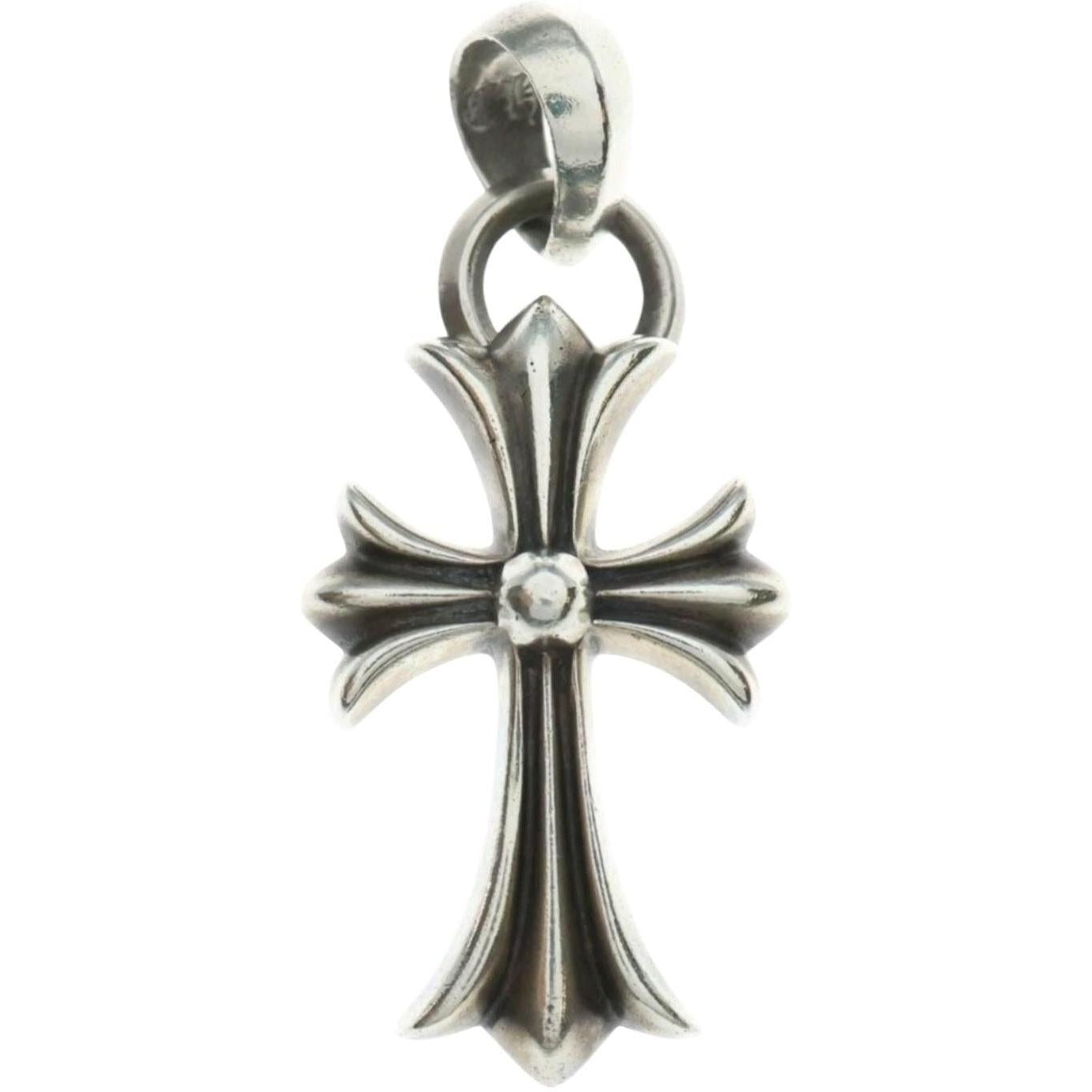 Chrome Hearts Small Cross Silver Pendant