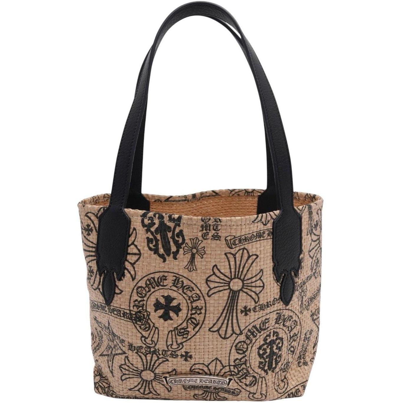 Chrome Hearts Small Straw Beach Bag