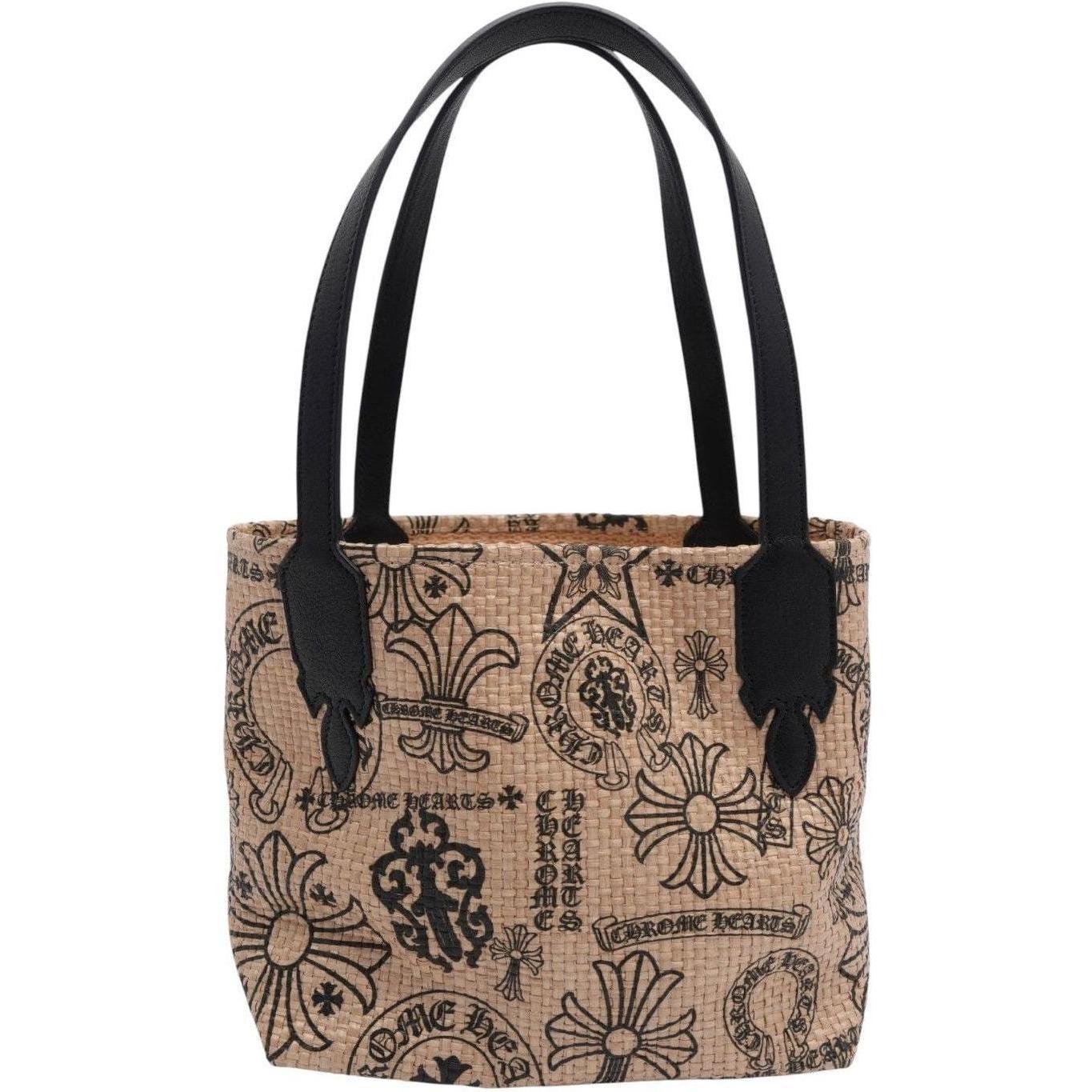 Chrome Hearts Small Straw Beach Bag