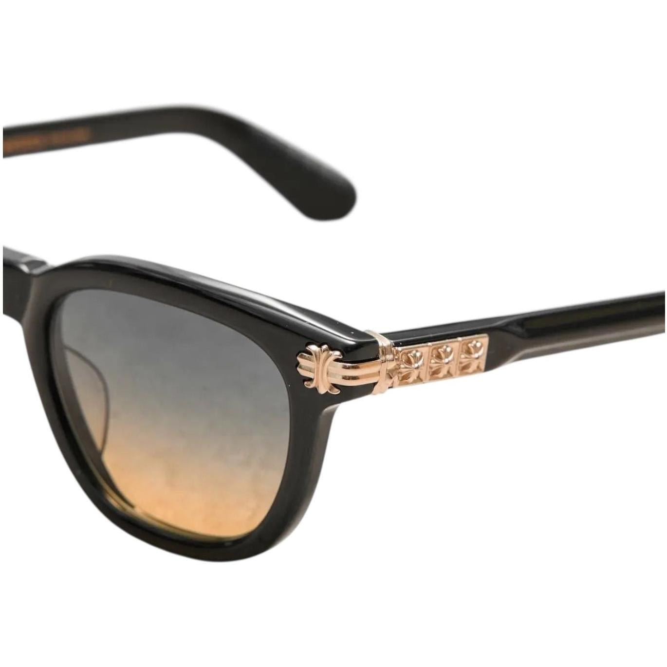 Chrome Hearts Smoke Show Sunglasses Black Gold