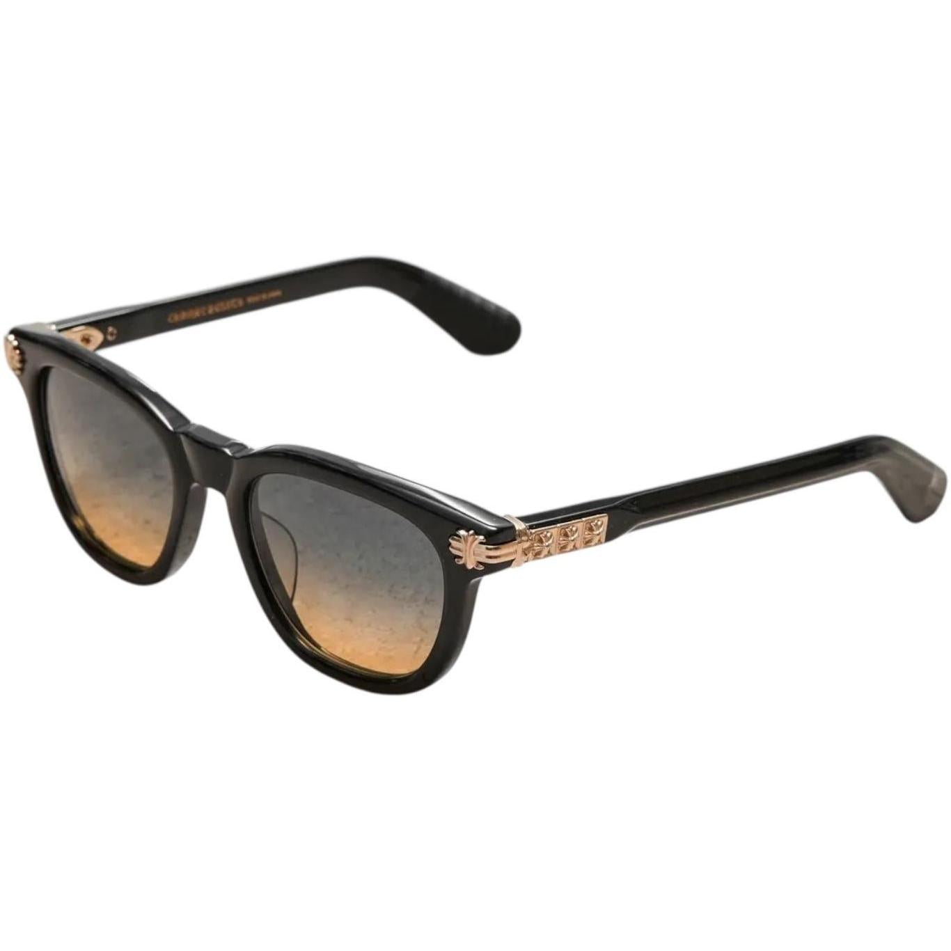 Chrome Hearts Smoke Show Sunglasses Black Gold
