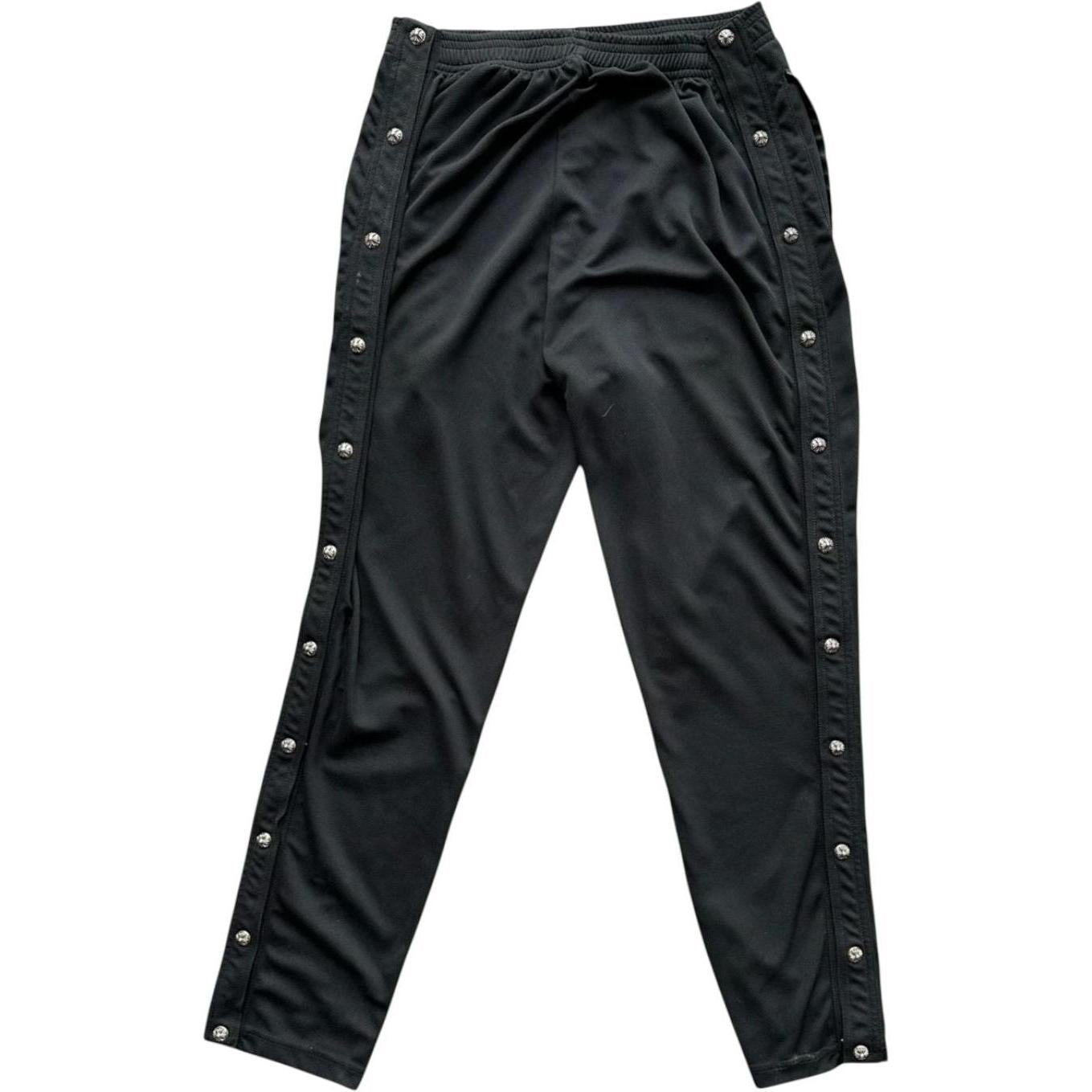 Chrome Hearts Snap Button Tearaway Track Pants Black/White
