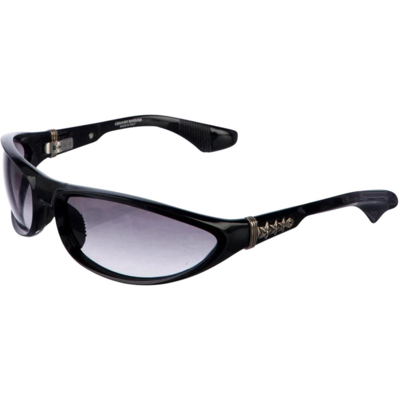 Chrome Hearts Spreader Black/Silver Sunglasses - Used