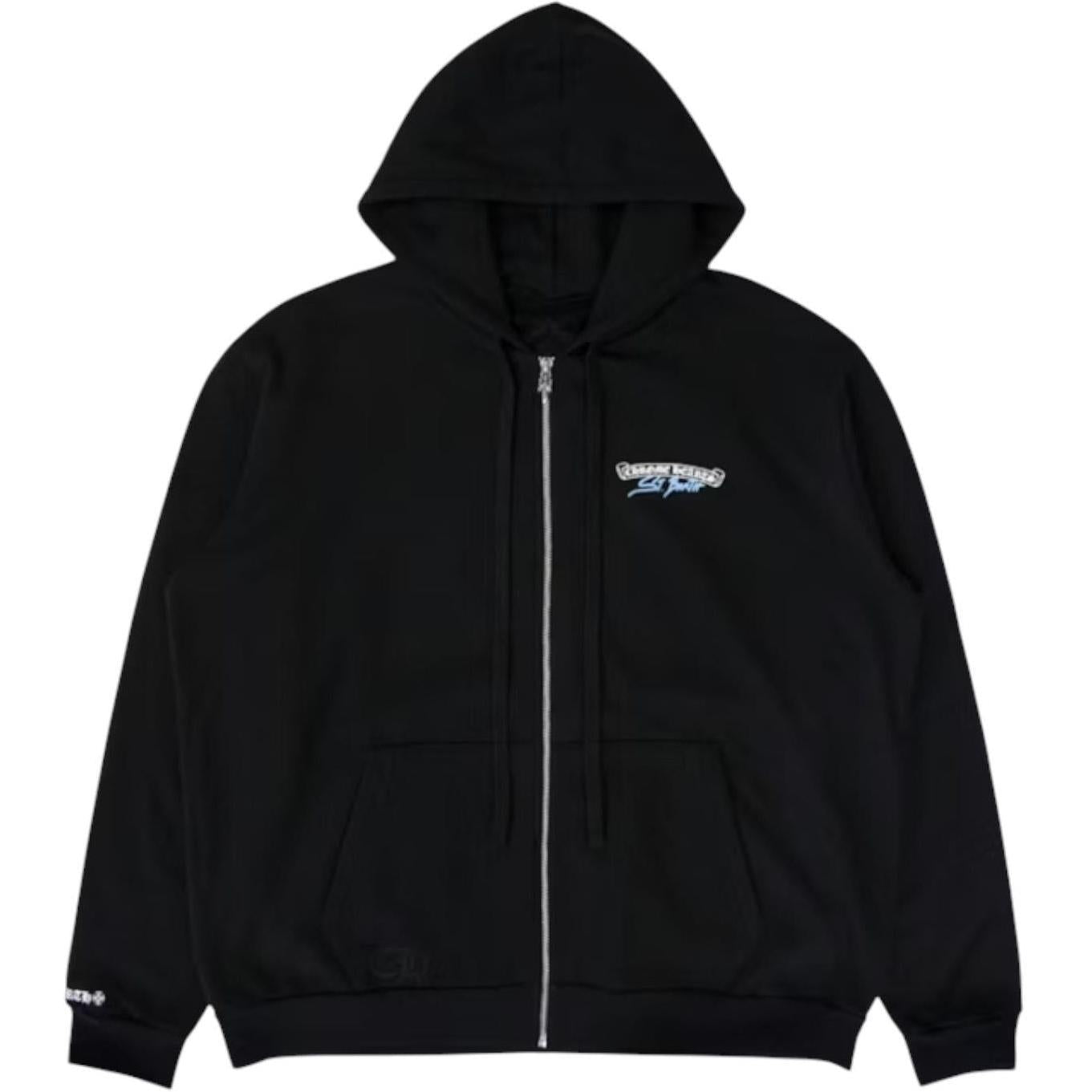 Chrome Hearts St. Barth Exclusive Zip Up Hoodie Black