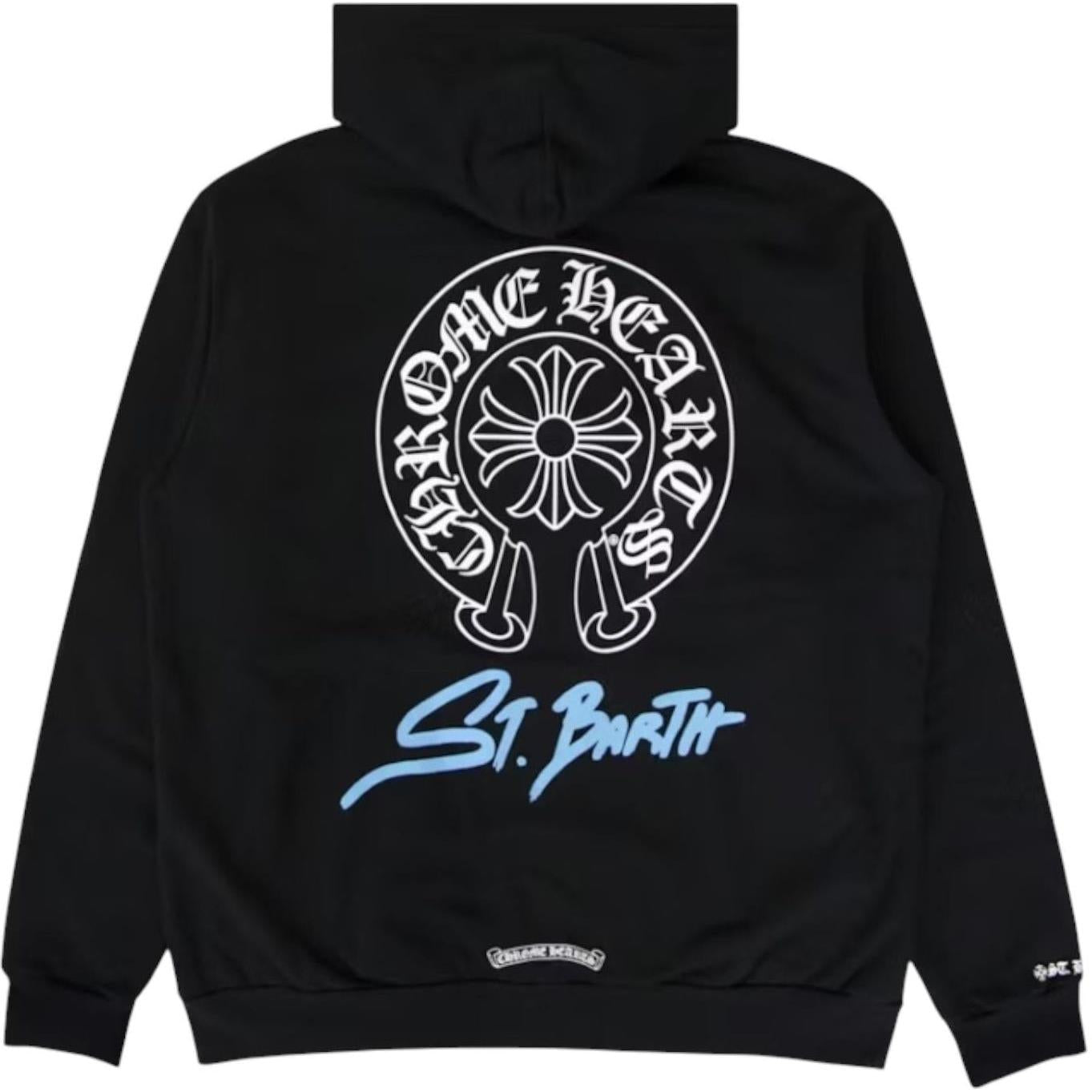 Chrome Hearts St. Barth Exclusive Zip Up Hoodie Black