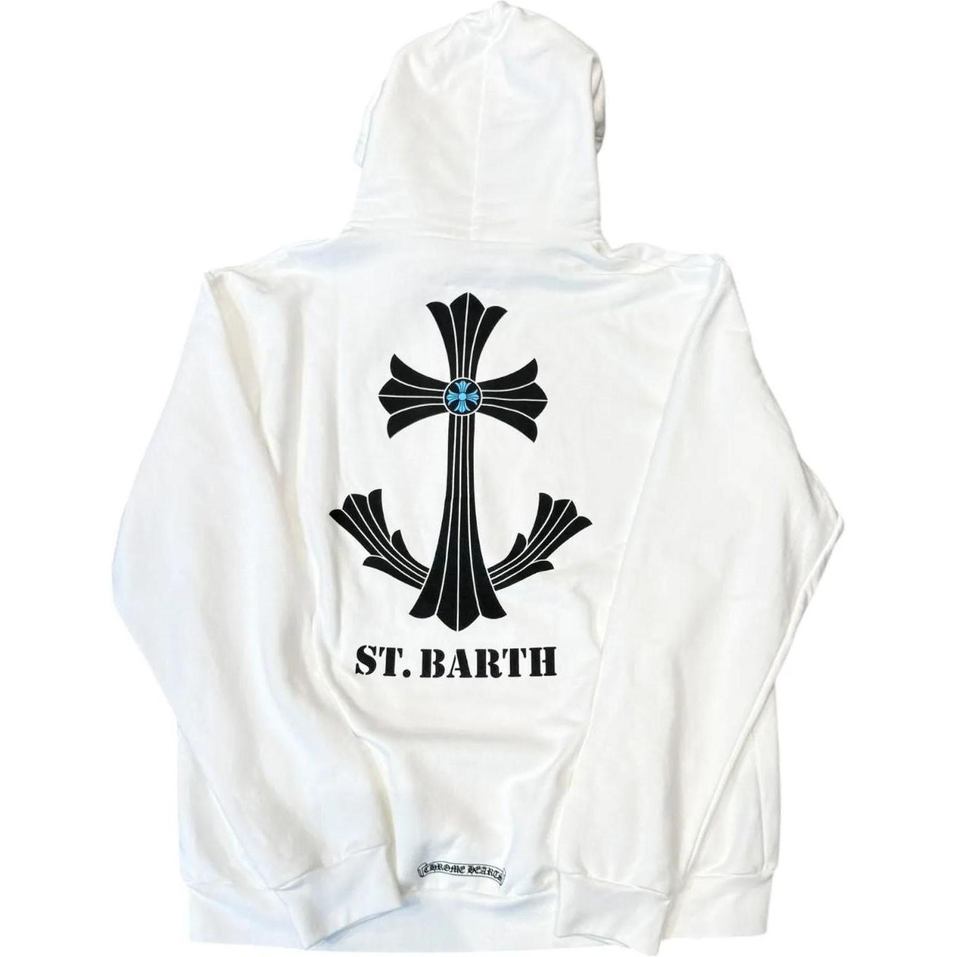 Chrome Hearts St. Barth's Exclusive Hoodie White