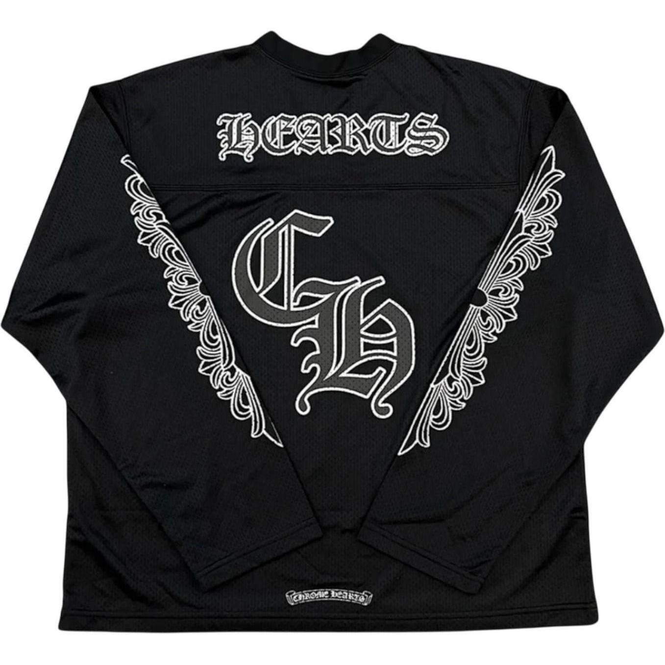 Chrome Hearts Stadium Mesh L/S Jersey Black - Like New