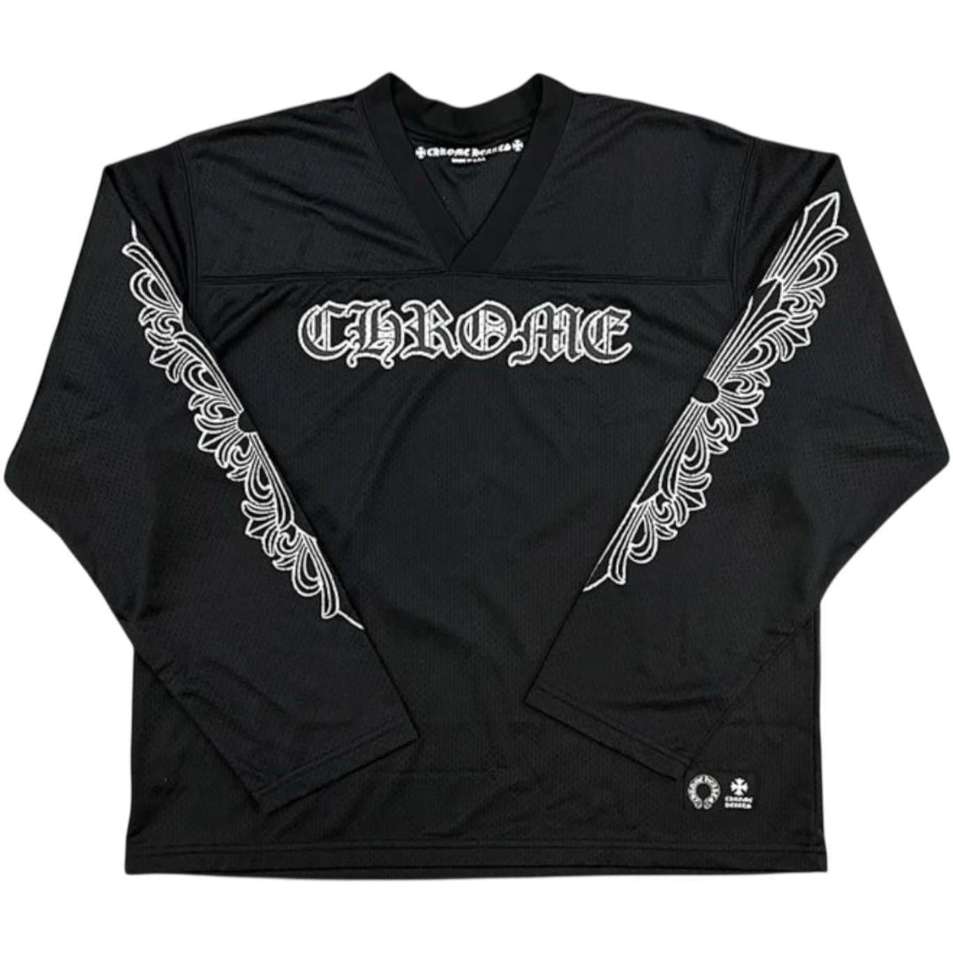 Chrome Hearts Stadium Mesh L/S Jersey Black - Like New