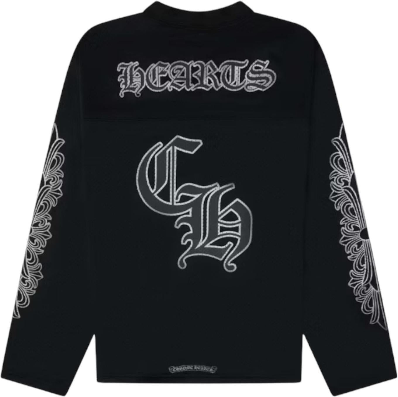 Chrome Hearts Stadium Mesh L/S Warm Up Jersey Black