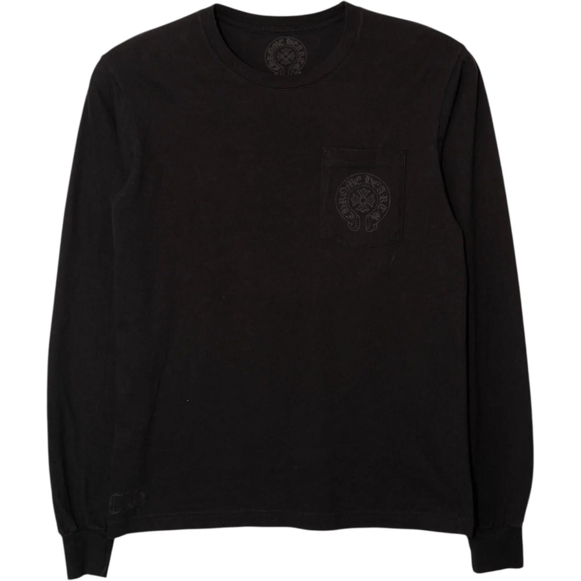 Chrome Hearts Staff Horseshoe L/S T-Shirt Black Toal