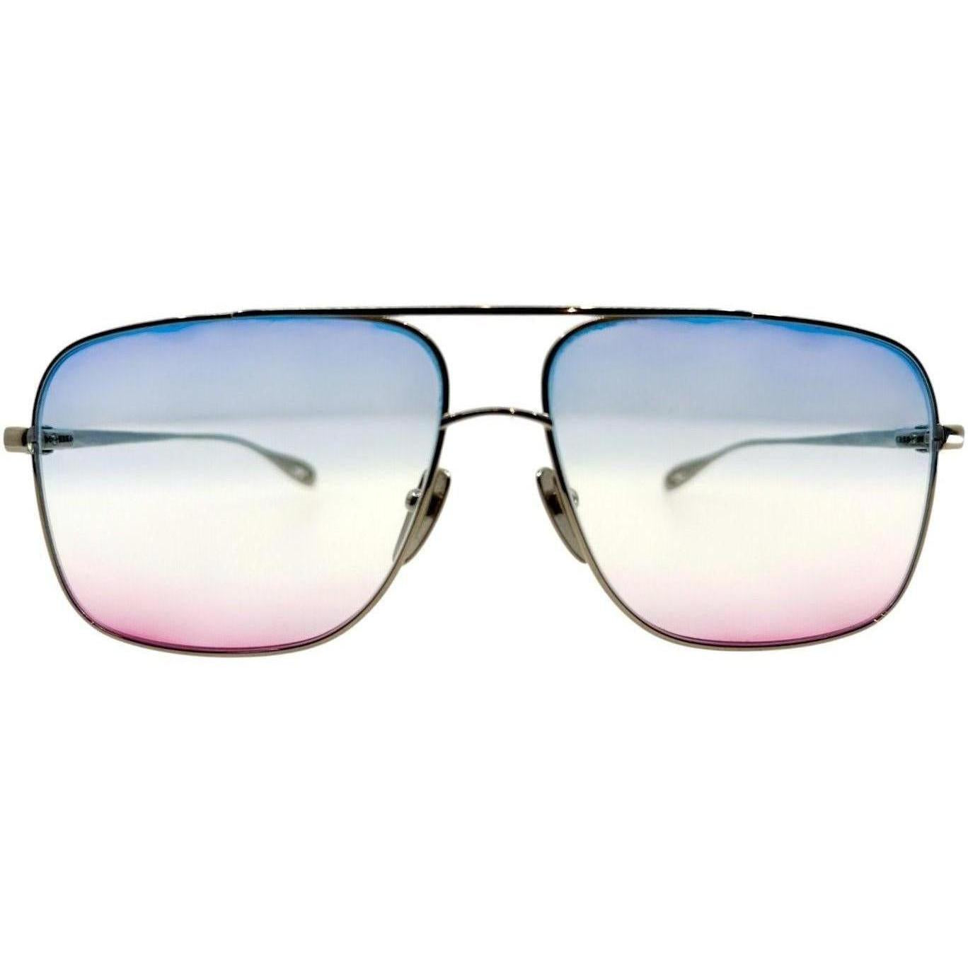 Chrome Hearts Stains VII Blue Pink Diamond Sunglasses