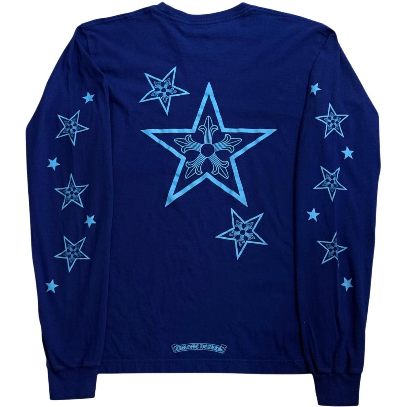 Chrome Hearts Star L/S T-shirt Blue