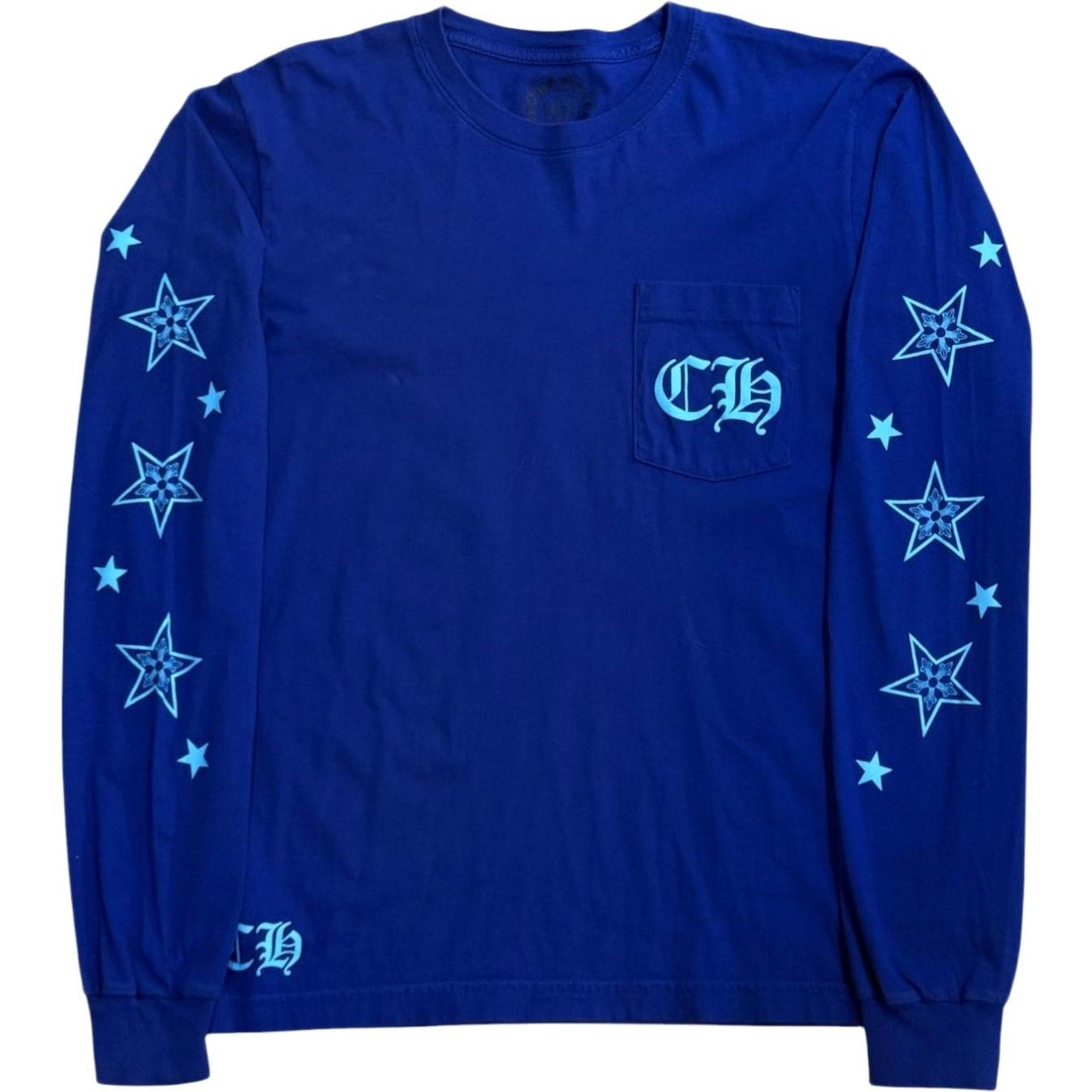 Chrome Hearts Star L/S T-shirt Blue