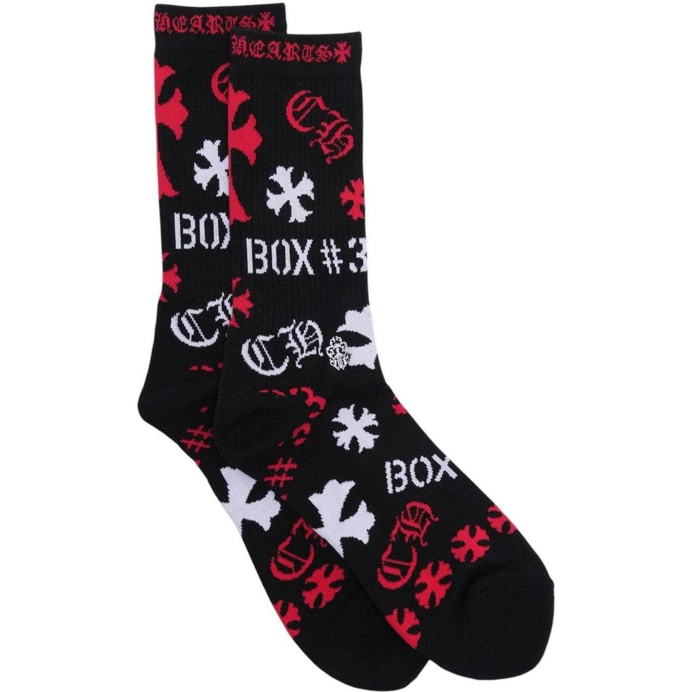 Chrome Hearts Stencil Socks Black