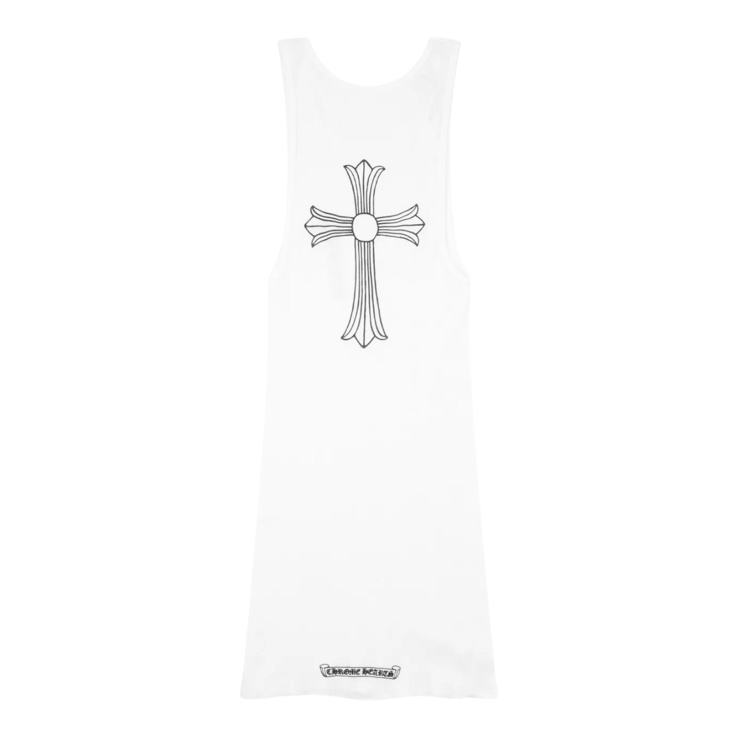 Chrome Hearts T Bar Rib Tank White