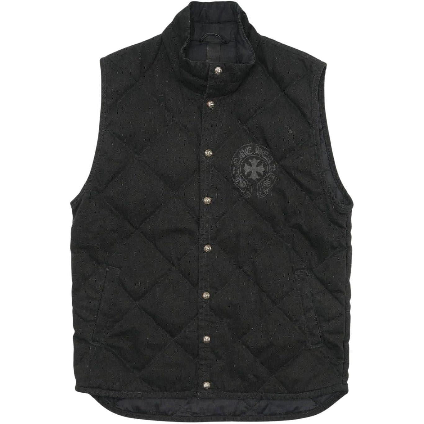 Chrome Hearts Teenage Kicks Quilted Vest Black