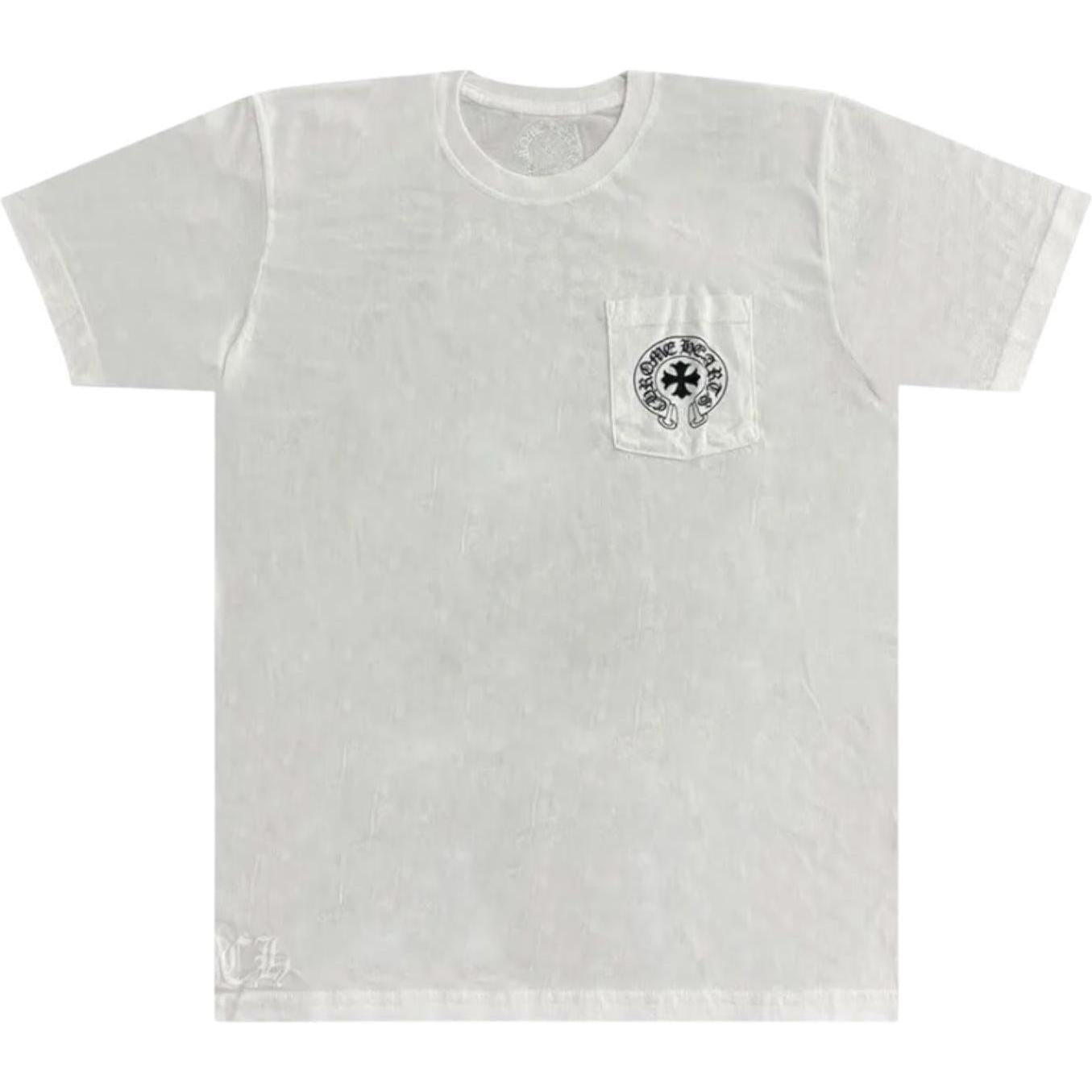 Chrome Hearts Tokyo Exclusive Eye Chart Pocket Tee White