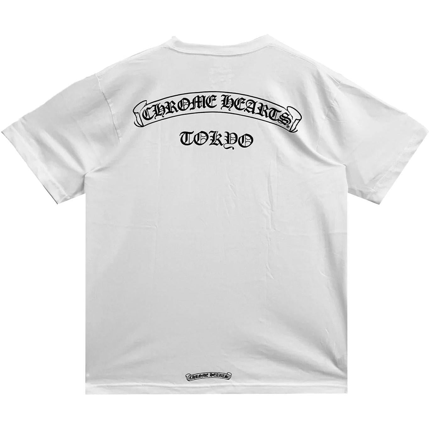 Chrome Hearts Tokyo Scroll Logo T-Shirt White