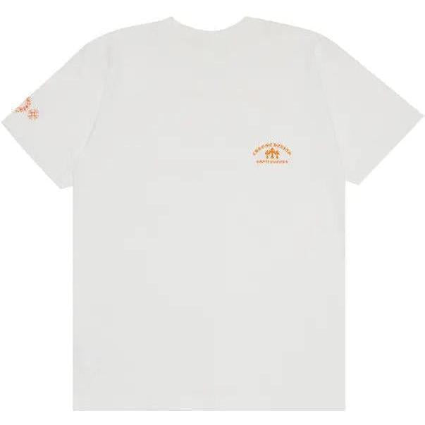 Chrome Hearts Triple Cross T-Shirt White/Orange - Like New